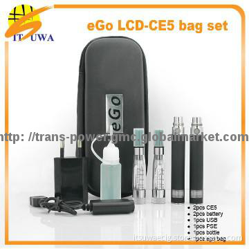 2013 top sale  eGo-lcd/CE5 Bag set factory price good quality